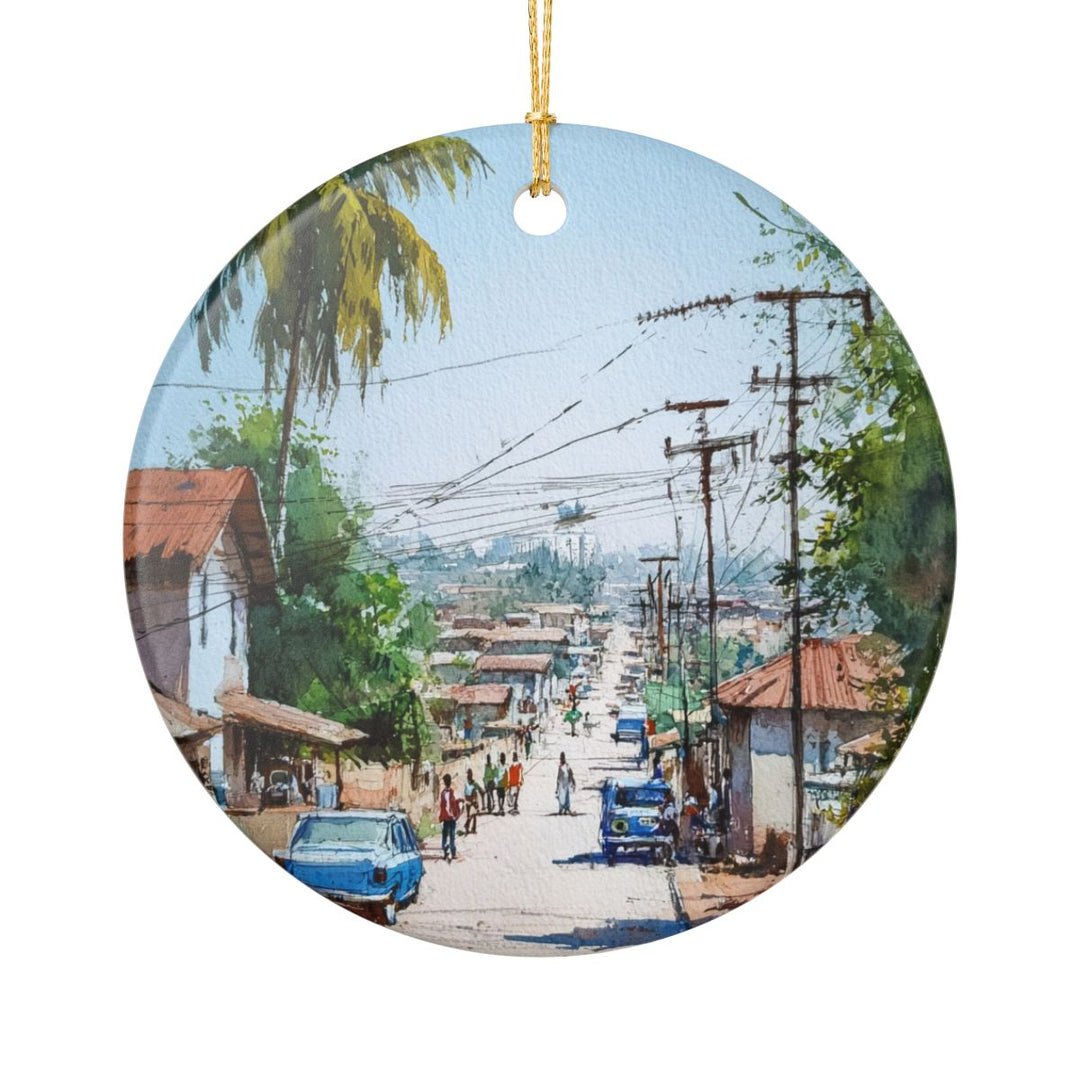 Lome Togo Ornament: Unique Lome Togo Souvenir, Lome Togo Xmas Decor, and Authentic Lome Togo Gift