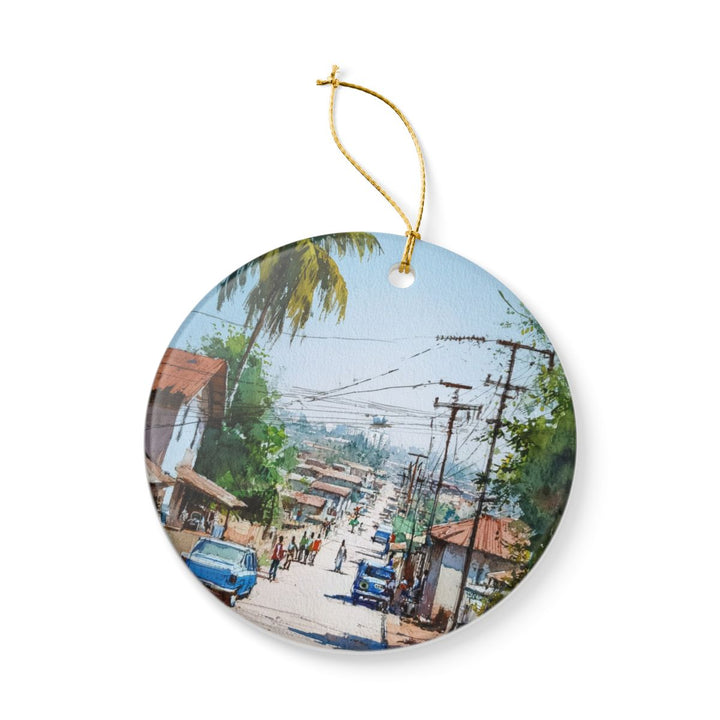 Lome Togo Ornament: Unique Lome Togo Souvenir, Lome Togo Xmas Decor, and Authentic Lome Togo Gift