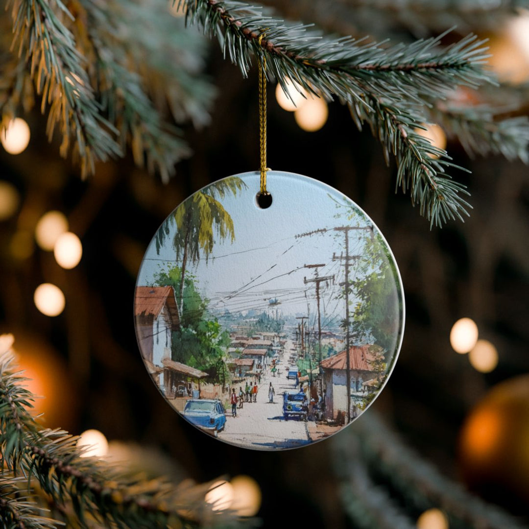 Lome Togo Ornament: Unique Lome Togo Souvenir, Lome Togo Xmas Decor, and Authentic Lome Togo Gift
