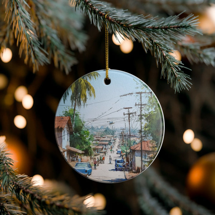 Lome Togo Ornament: Unique Lome Togo Souvenir, Lome Togo Xmas Decor, and Authentic Lome Togo Gift