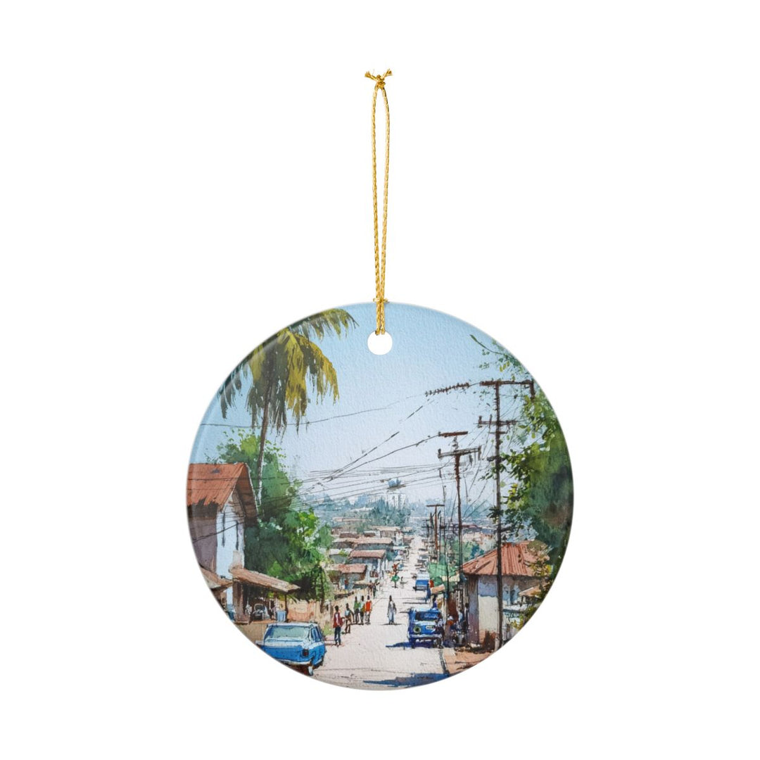 Lome Togo Ornament: Unique Lome Togo Souvenir, Lome Togo Xmas Decor, and Authentic Lome Togo Gift