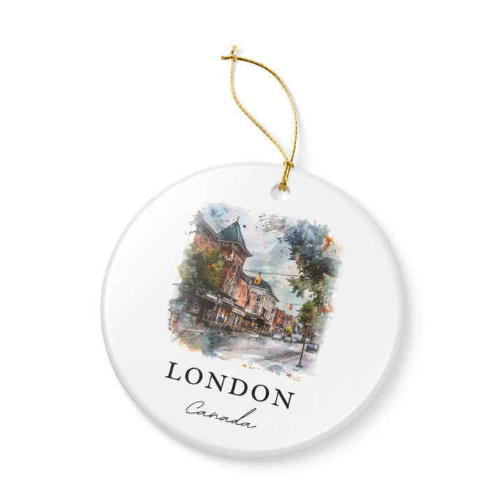 London Canada Ornament: Unique London Souvenir, London Canada Xmas Decor, and Authentic London Gift