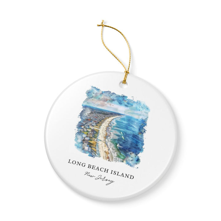 Long Beach Island New Jersey Ornament | Christmas Travel Souvenir Gift