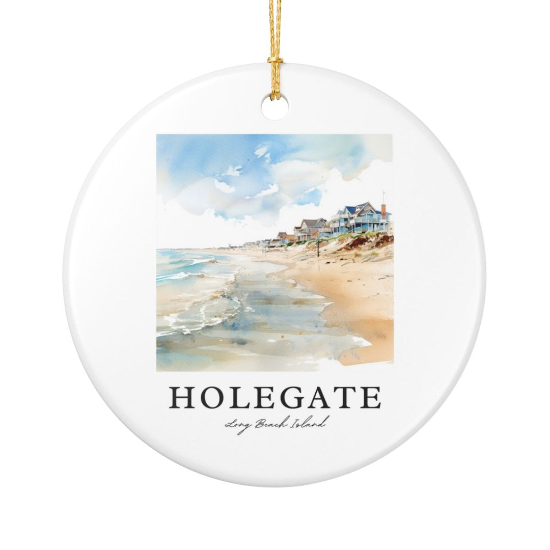 Long Beach Island USA Ornament: Unique Long Beach Island Souvenir, Long Beach Island USA Xmas Decor, and Authentic Long Beach Island Gift