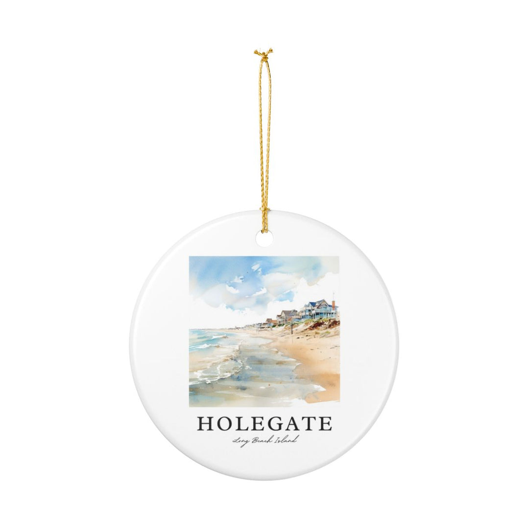 Long Beach Island USA Ornament: Unique Long Beach Island Souvenir, Long Beach Island USA Xmas Decor, and Authentic Long Beach Island Gift