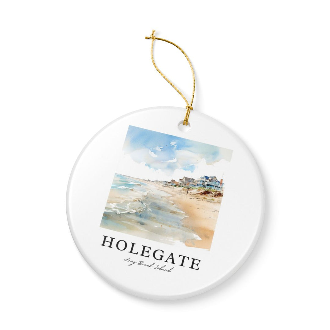 Long Beach Island USA Ornament: Unique Long Beach Island Souvenir, Long Beach Island USA Xmas Decor, and Authentic Long Beach Island Gift