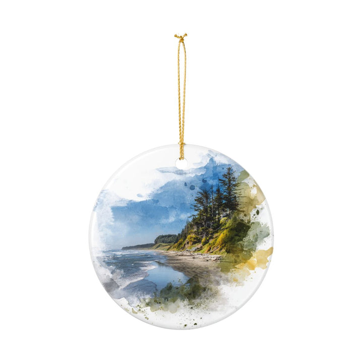 Long Beach Peninsula Washington Ornament: Unique Long Beach Peninsula Souvenir, Long Beach Peninsula Washington Xmas Decor