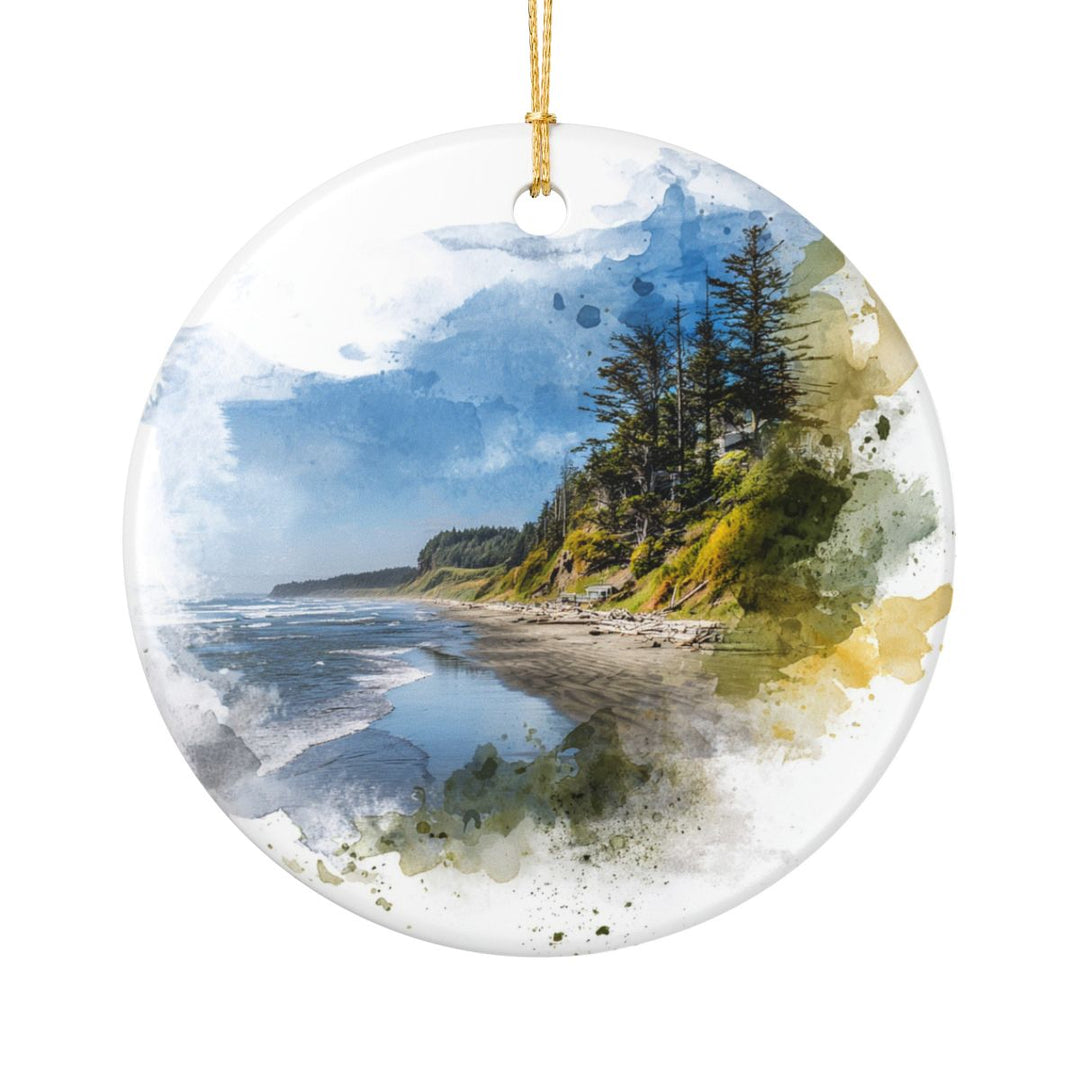 Long Beach Peninsula Washington Ornament: Unique Long Beach Peninsula Souvenir, Long Beach Peninsula Washington Xmas Decor