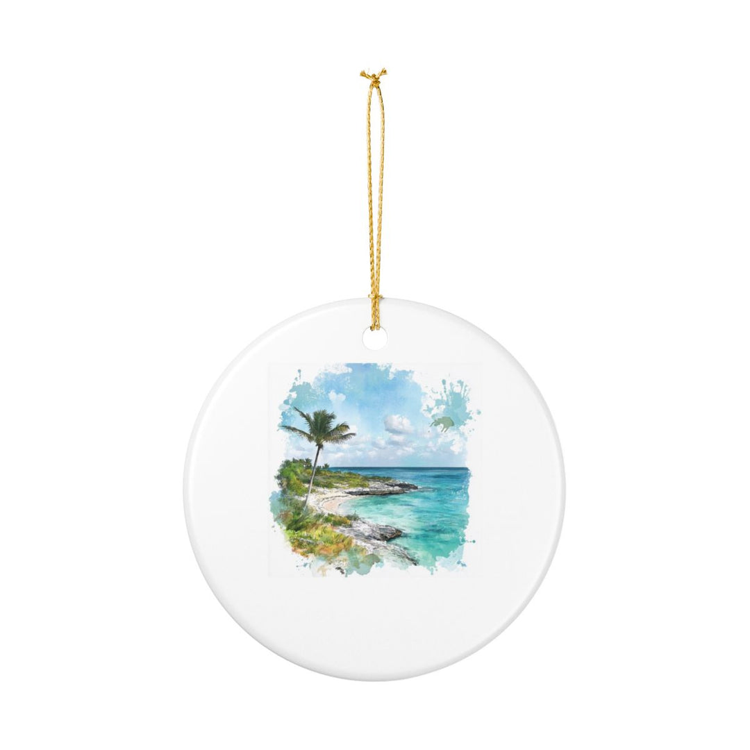 Long Island Bahamas Ornament: Unique Long Island Souvenir, Long Island Bahamas Xmas Decor, and Authentic Long Island Gift