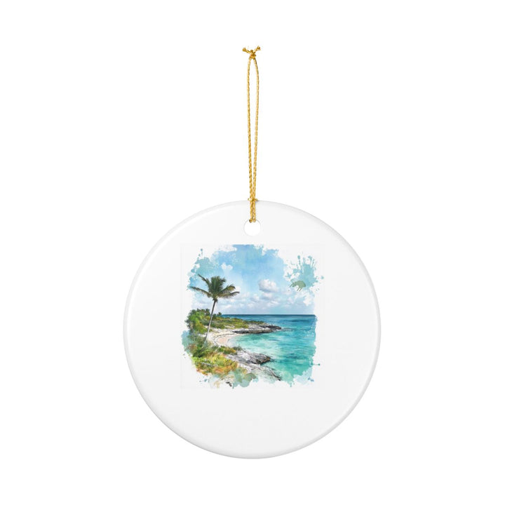 Long Island Bahamas Ornament: Unique Long Island Souvenir, Long Island Bahamas Xmas Decor, and Authentic Long Island Gift