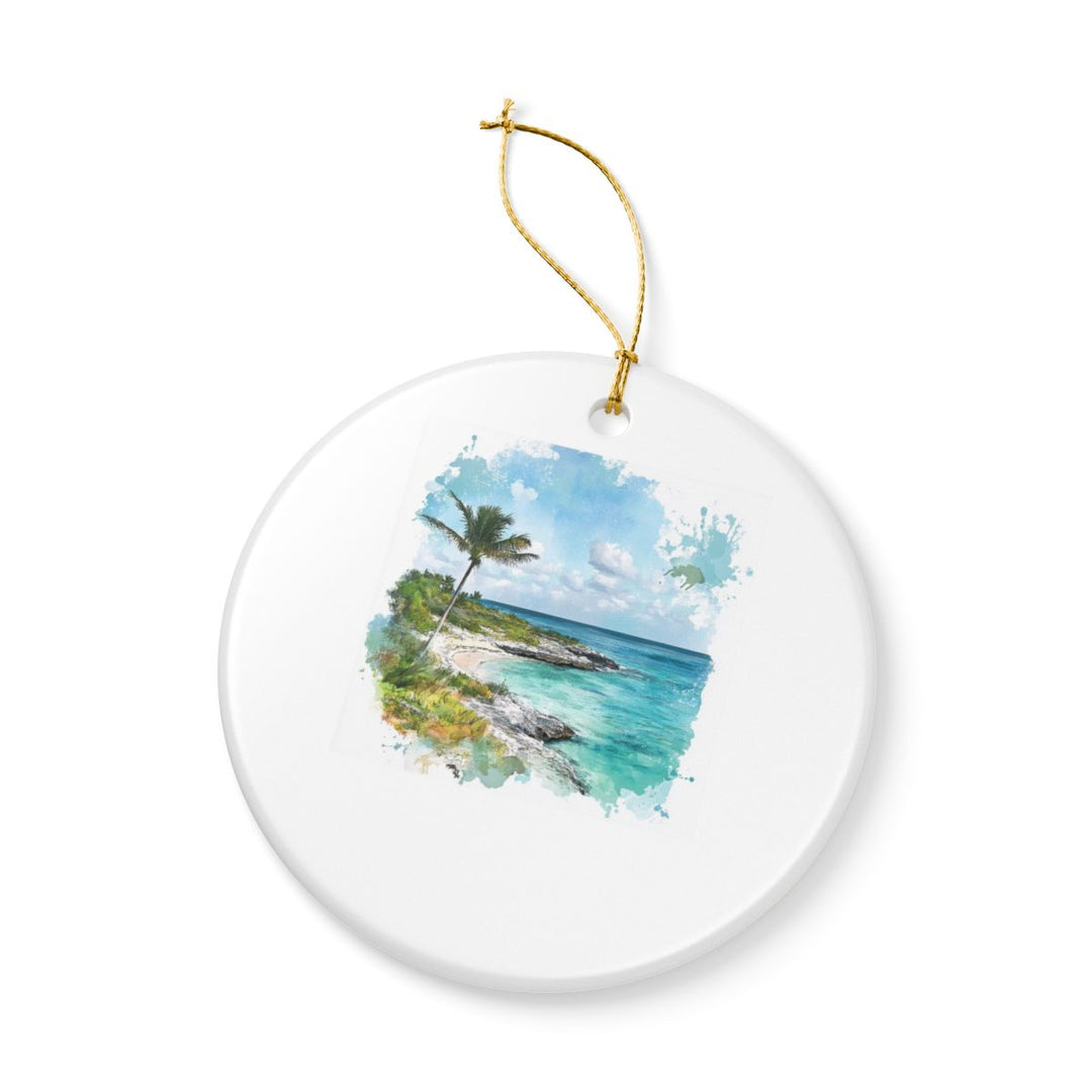 Long Island Bahamas Ornament: Unique Long Island Souvenir, Long Island Bahamas Xmas Decor, and Authentic Long Island Gift