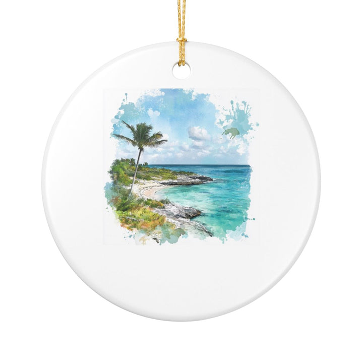 Long Island Bahamas Ornament: Unique Long Island Souvenir, Long Island Bahamas Xmas Decor, and Authentic Long Island Gift