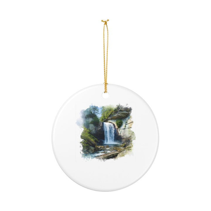 Looking Glass Falls North Carolina USA Ornament: Unique Looking Glass Falls Souvenir, Looking Glass Falls North Carolina Xmas Decor, and Authentic Looking Glass Falls Gift