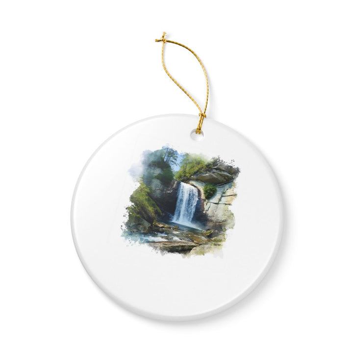 Looking Glass Falls North Carolina USA Ornament: Unique Looking Glass Falls Souvenir, Looking Glass Falls North Carolina Xmas Decor, and Authentic Looking Glass Falls Gift