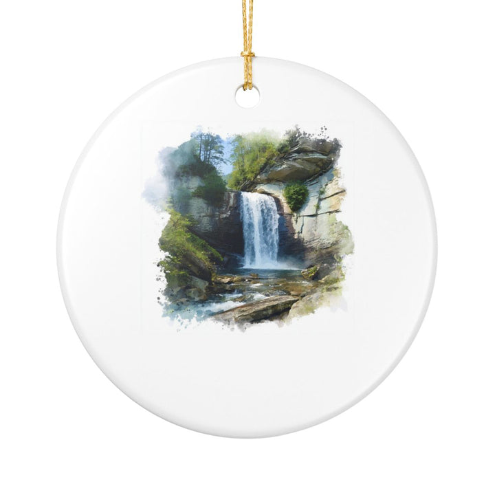 Looking Glass Falls North Carolina USA Ornament: Unique Looking Glass Falls Souvenir, Looking Glass Falls North Carolina Xmas Decor, and Authentic Looking Glass Falls Gift