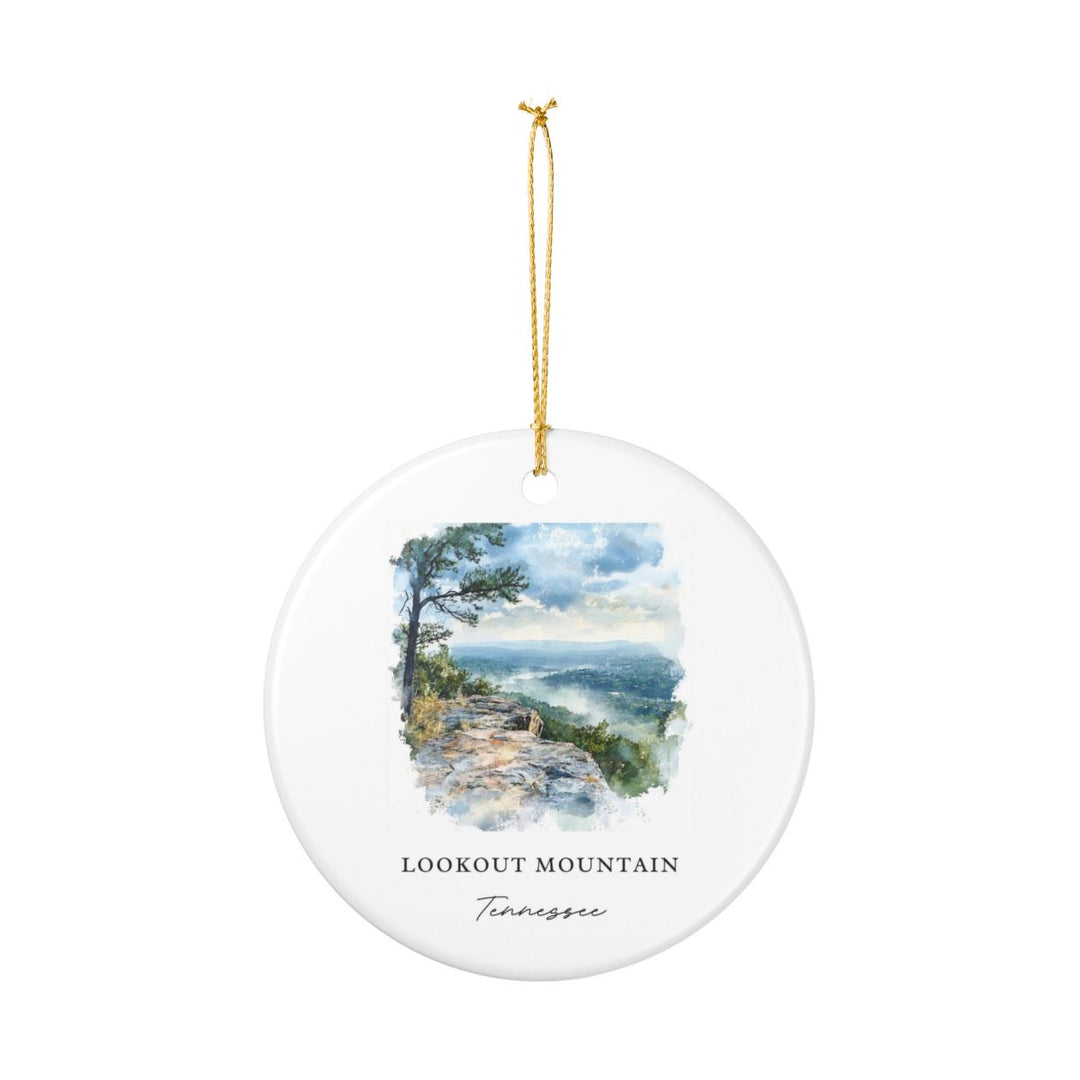 Lookout Mountain Ornament: Unique Lookout Mountain Souvenir, Lookout Mountain Xmas Decor, and Authentic Lookout Mountain Gift