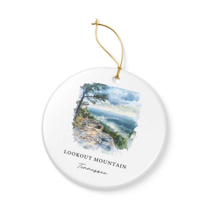 Lookout Mountain Ornament: Unique Lookout Mountain Souvenir, Lookout Mountain Xmas Decor, and Authentic Lookout Mountain Gift