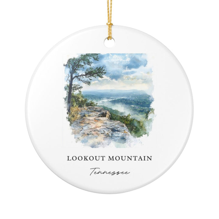 Lookout Mountain Ornament: Unique Lookout Mountain Souvenir, Lookout Mountain Xmas Decor, and Authentic Lookout Mountain Gift