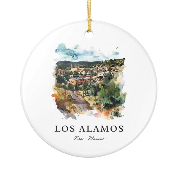 Los Alamos New Mexico Ornament: Unique Los Alamos Souvenir, Los Alamos New Mexico Xmas Decor, and Authentic Los Alamos Gift