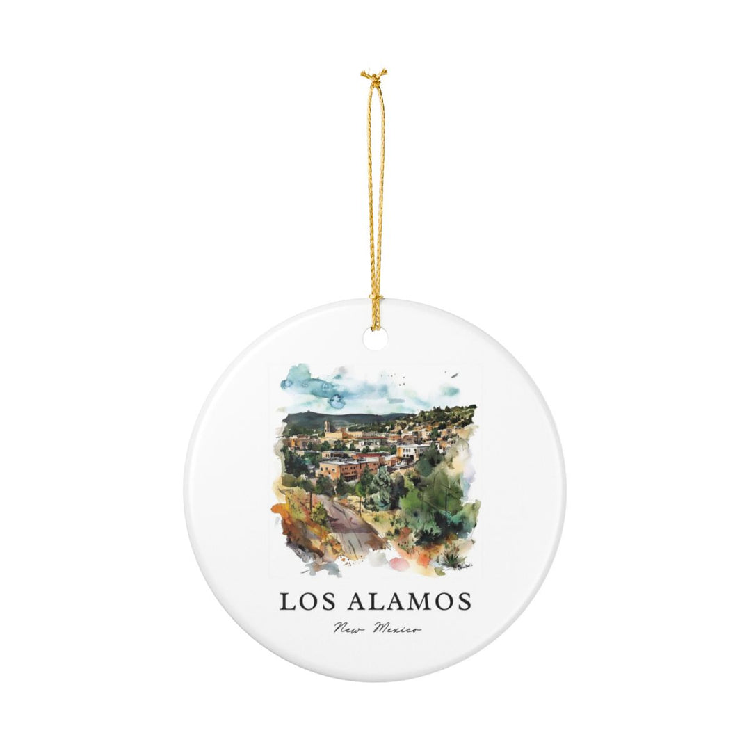 Los Alamos New Mexico Ornament: Unique Los Alamos Souvenir, Los Alamos New Mexico Xmas Decor, and Authentic Los Alamos Gift