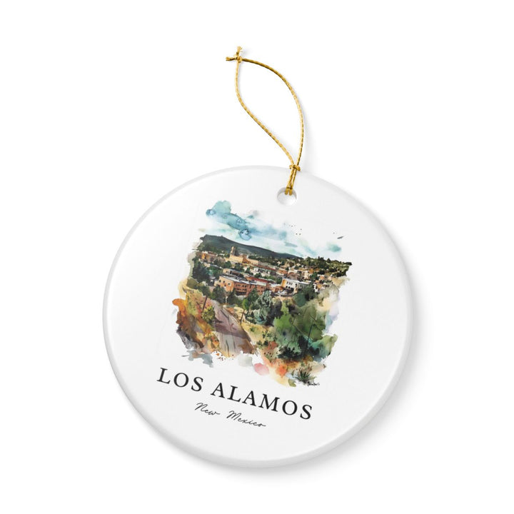 Los Alamos New Mexico Ornament: Unique Los Alamos Souvenir, Los Alamos New Mexico Xmas Decor, and Authentic Los Alamos Gift