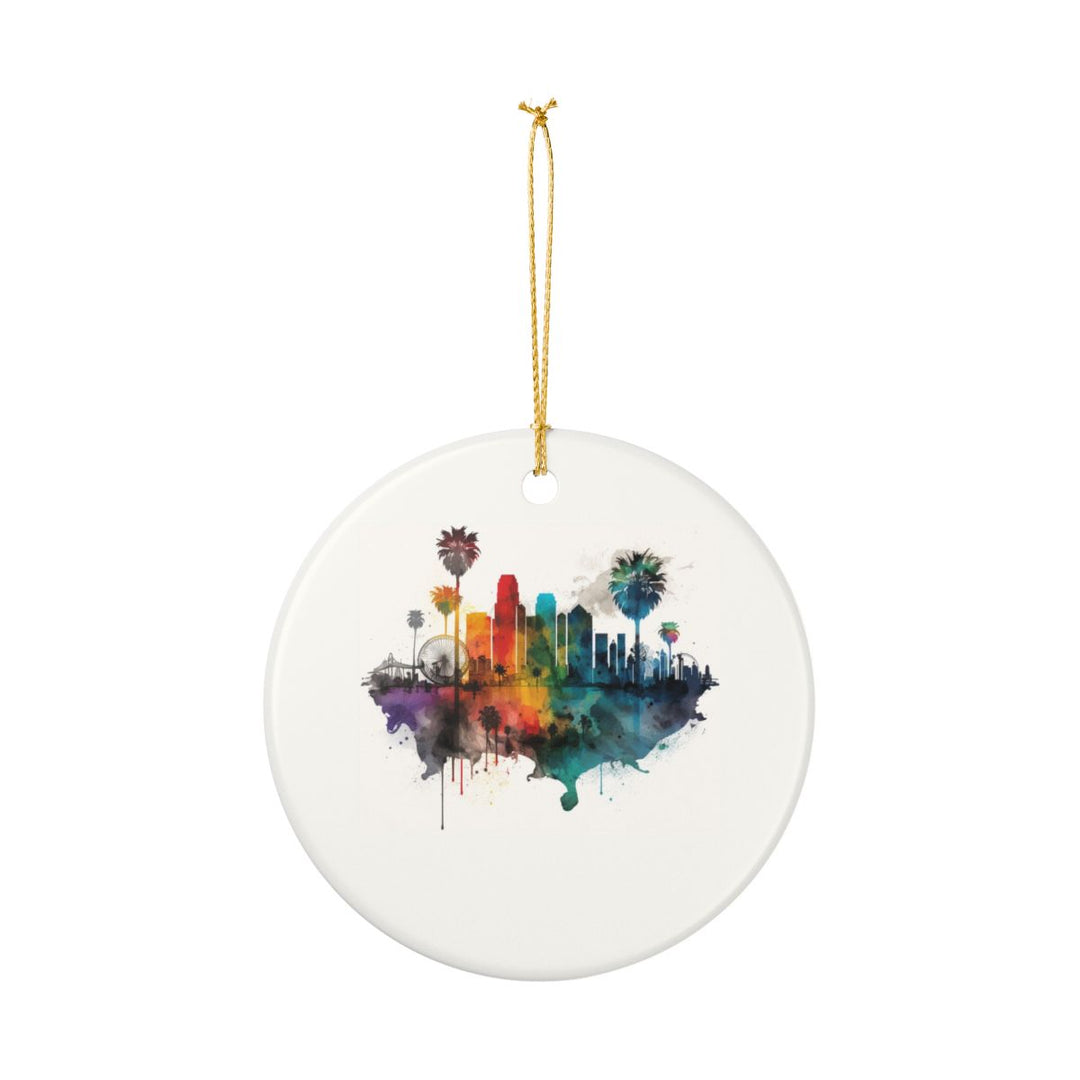 Los Angeles USA Ornament: Unique Los Angeles Souvenir, Los Angeles USA Xmas Decor, and Authentic Los Angeles Gift