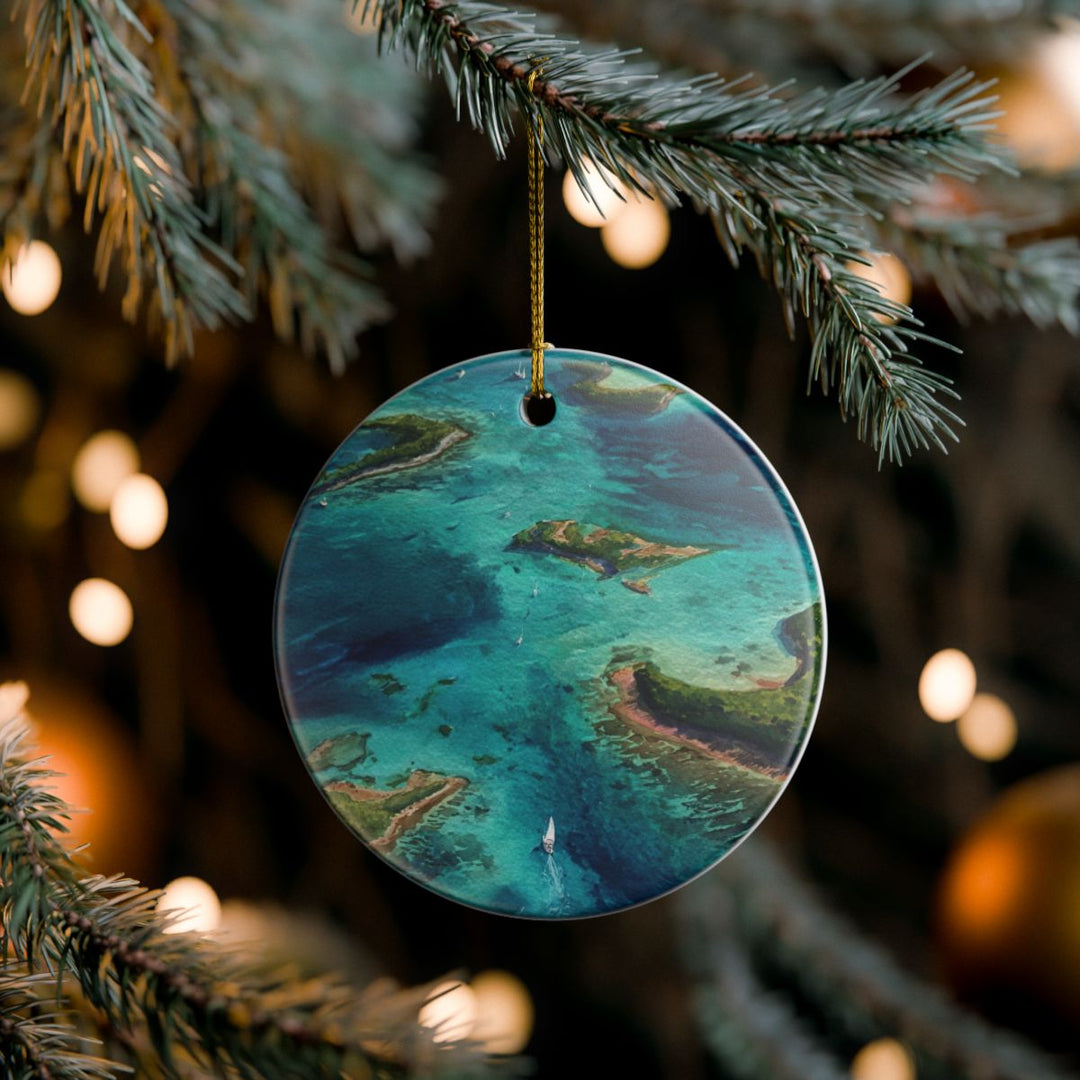 Los Roques Venezuela Ornament: Unique Los Roques Souvenir, Los Roques Venezuela Xmas Decor, and Authentic Los Roques Gift