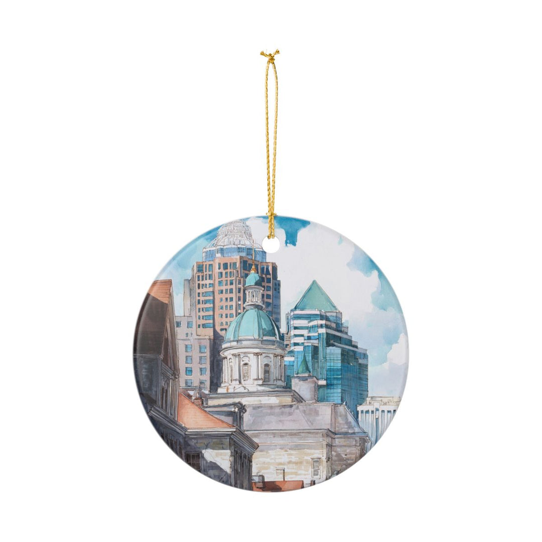 Louisville KY Ornament: Unique Louisville Souvenir, Louisville Kentucky Xmas Decor, and Authentic Louisville Gift
