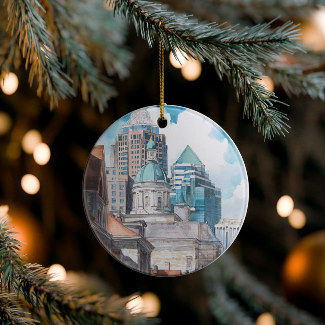 Louisville KY Ornament: Unique Louisville Souvenir, Louisville Kentucky Xmas Decor, and Authentic Louisville Gift