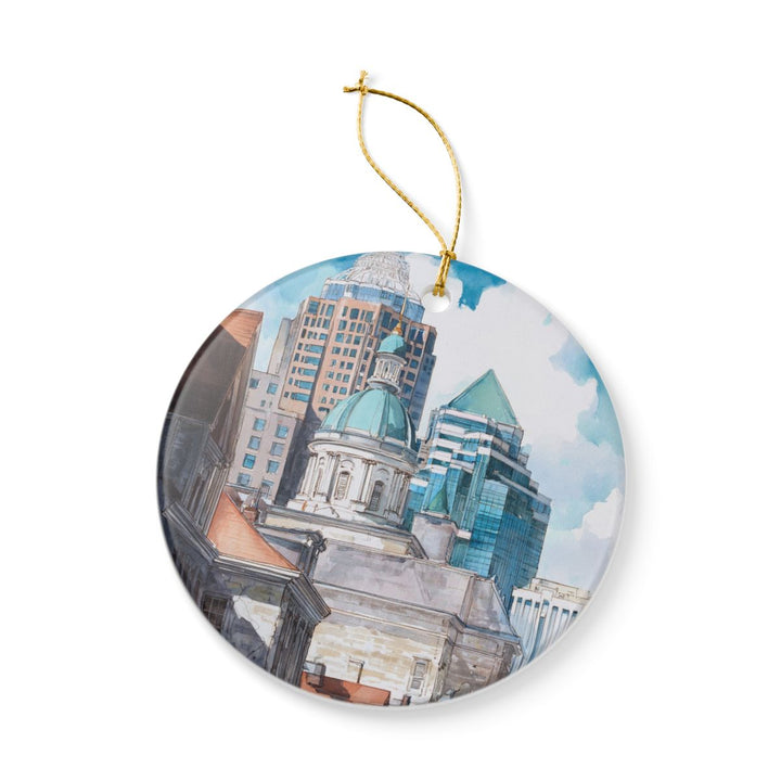 Louisville KY Ornament: Unique Louisville Souvenir, Louisville Kentucky Xmas Decor, and Authentic Louisville Gift