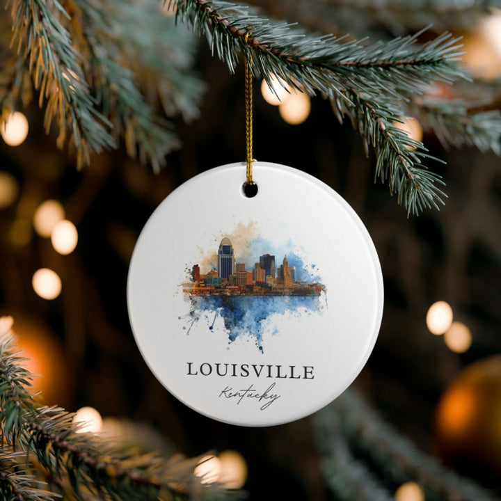 Louisville Ornament: Unique Louisville Souvenir, Louisville Xmas Decor, and Authentic Louisville Gift