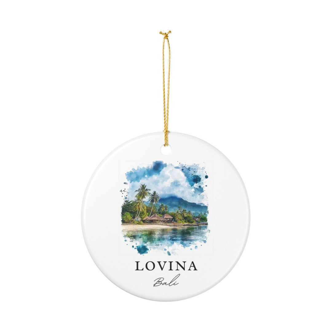 Lovina Bali Ornament: Unique Lovina Bali Souvenir, Lovina Bali Xmas Decor, and Authentic Lovina Bali Gift