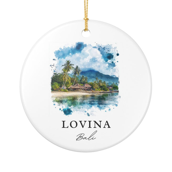 Lovina Bali Ornament: Unique Lovina Bali Souvenir, Lovina Bali Xmas Decor, and Authentic Lovina Bali Gift