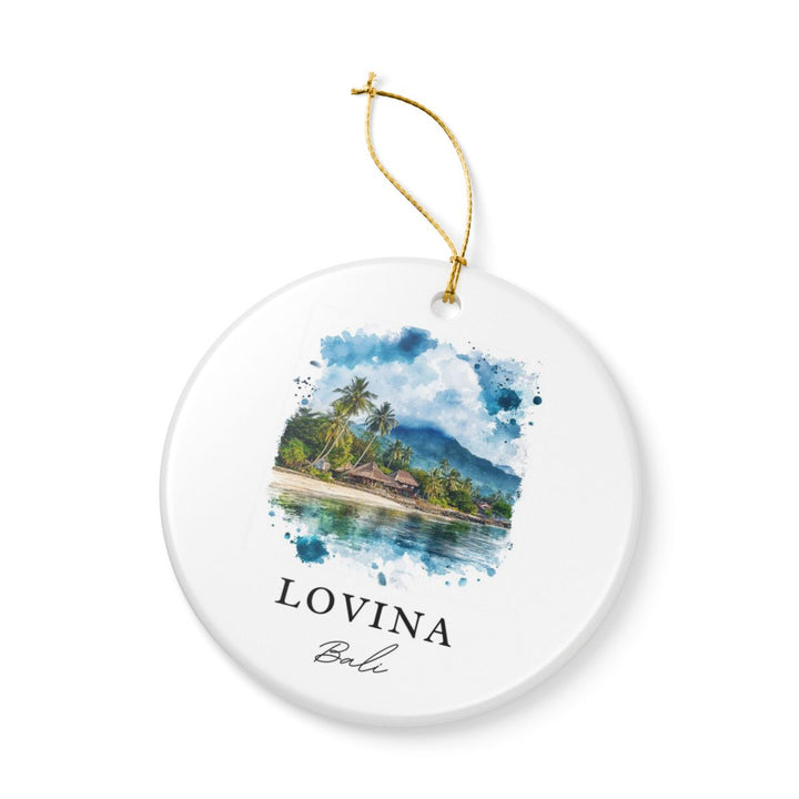 Lovina Bali Ornament: Unique Lovina Bali Souvenir, Lovina Bali Xmas Decor, and Authentic Lovina Bali Gift