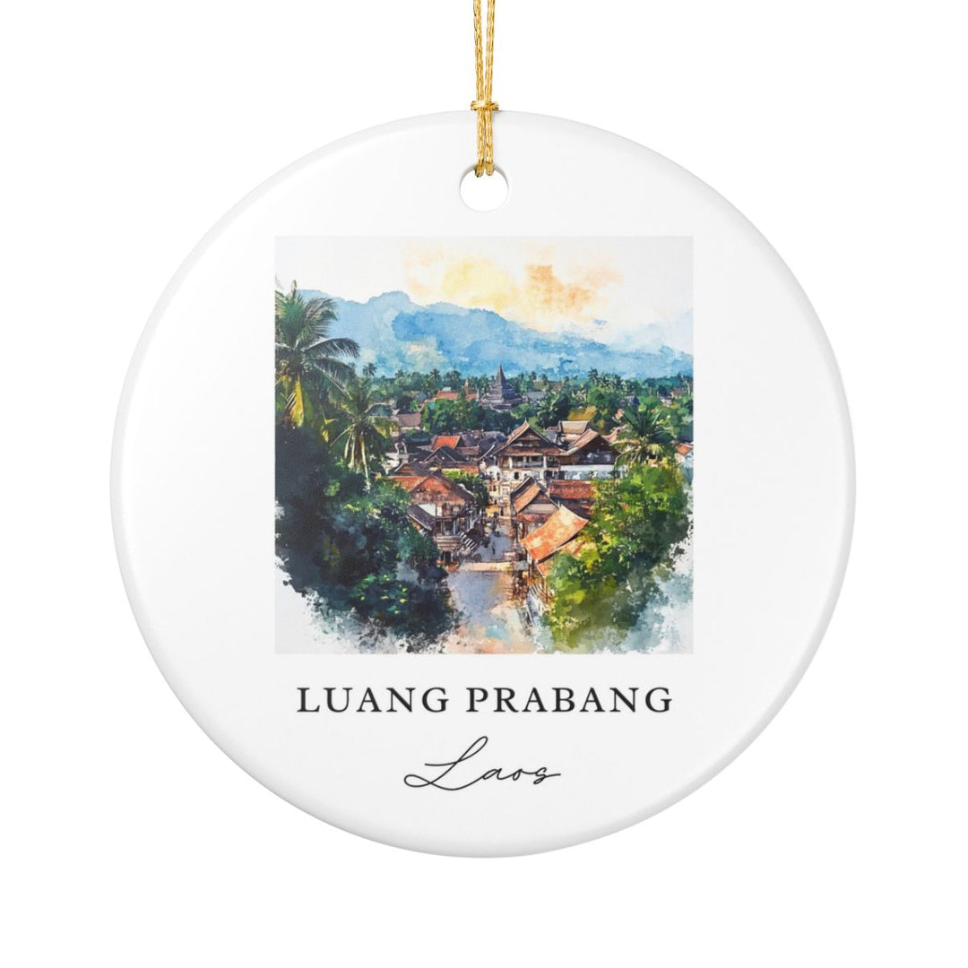 Luang Prabang Ornament: Unique Luang Prabang Souvenir, Luang Prabang Xmas Decor, and Authentic Luang Prabang Gift