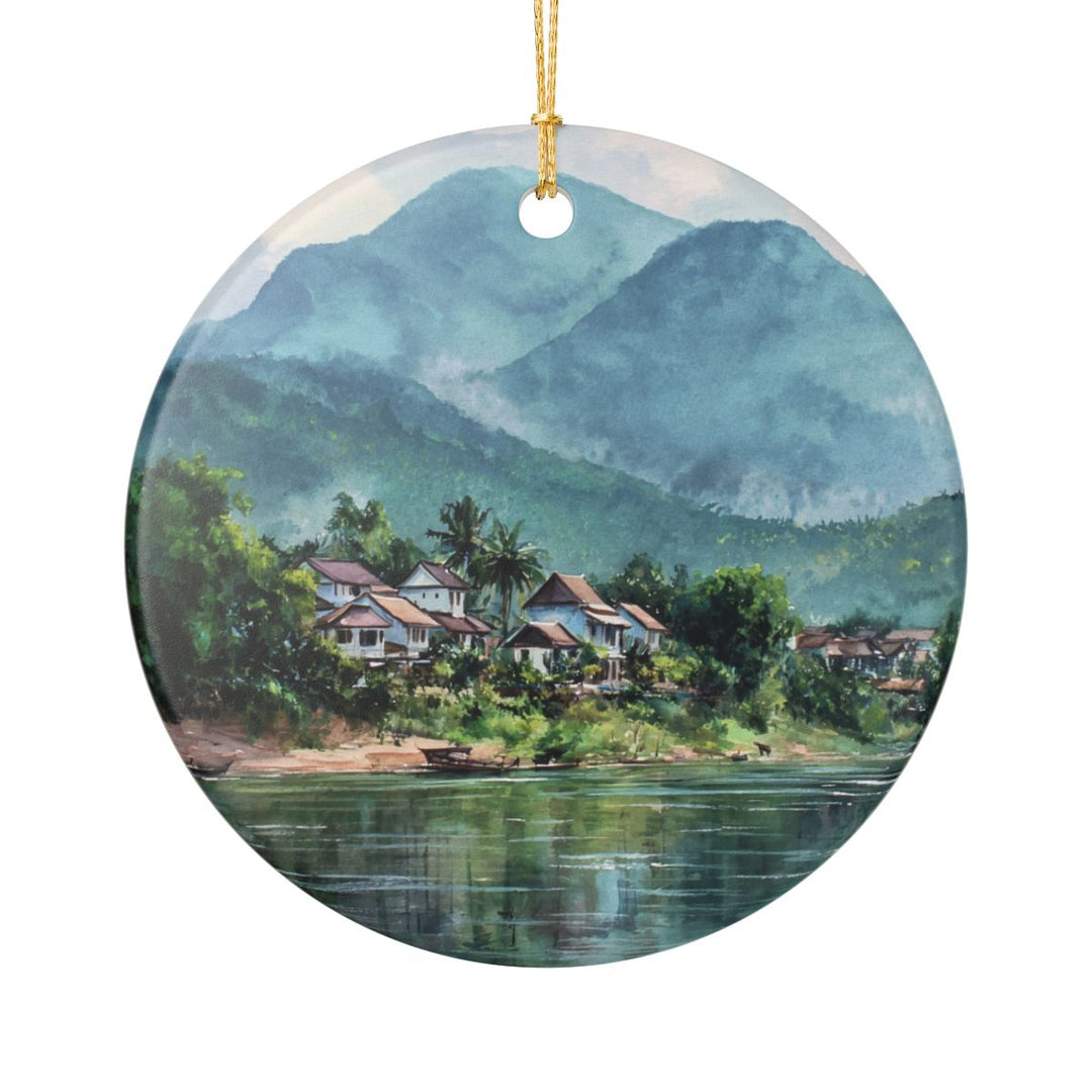 Luang Prabang Ornament: Unique Luang Prabang Souvenir, Luang Prabang Xmas Decor, and Authentic Luang Prabang Gift