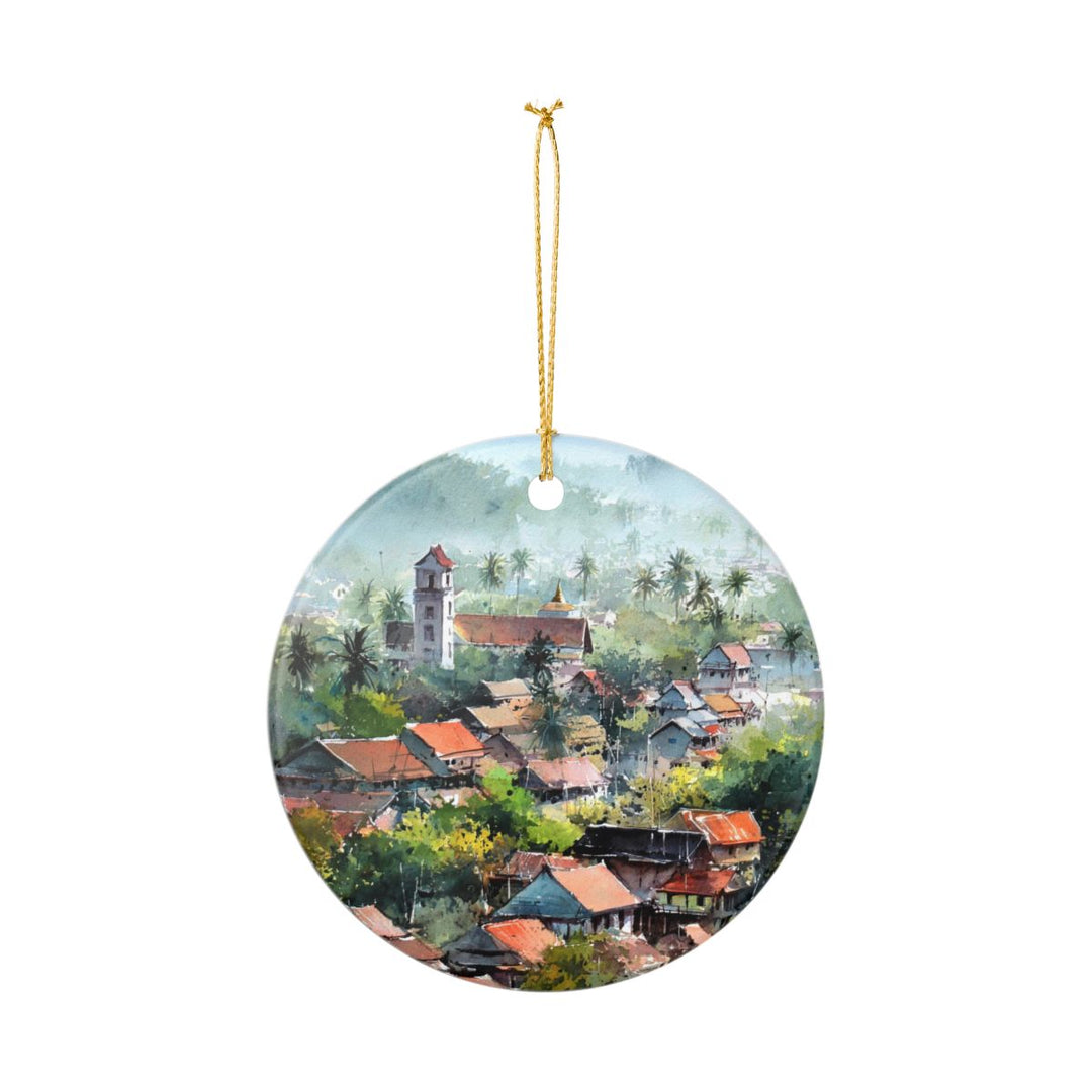 Luang Prabang Ornament: Unique Luang Prabang Souvenir, Luang Prabang Xmas Decor, and Authentic Luang Prabang Gift