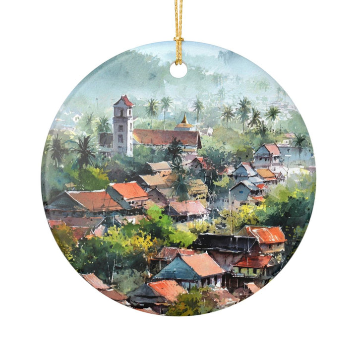 Luang Prabang Ornament: Unique Luang Prabang Souvenir, Luang Prabang Xmas Decor, and Authentic Luang Prabang Gift