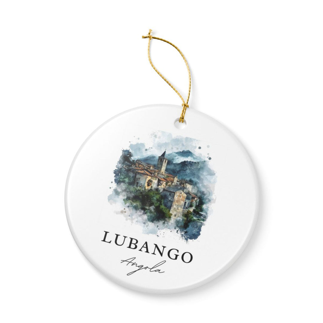 Lubango Angola Ornament: Unique Lubango Souvenir, Lubango Angola Xmas Decor, and Authentic Lubango Gift