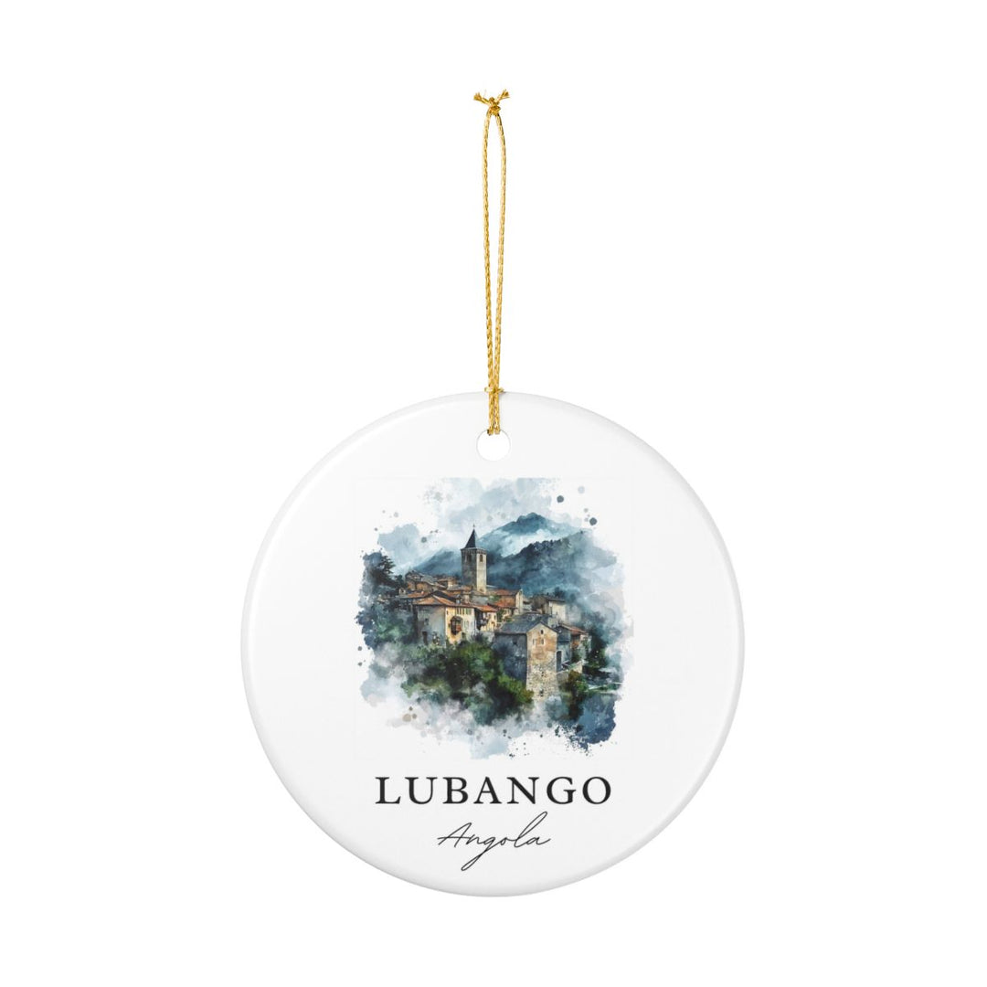Lubango Angola Ornament: Unique Lubango Souvenir, Lubango Angola Xmas Decor, and Authentic Lubango Gift