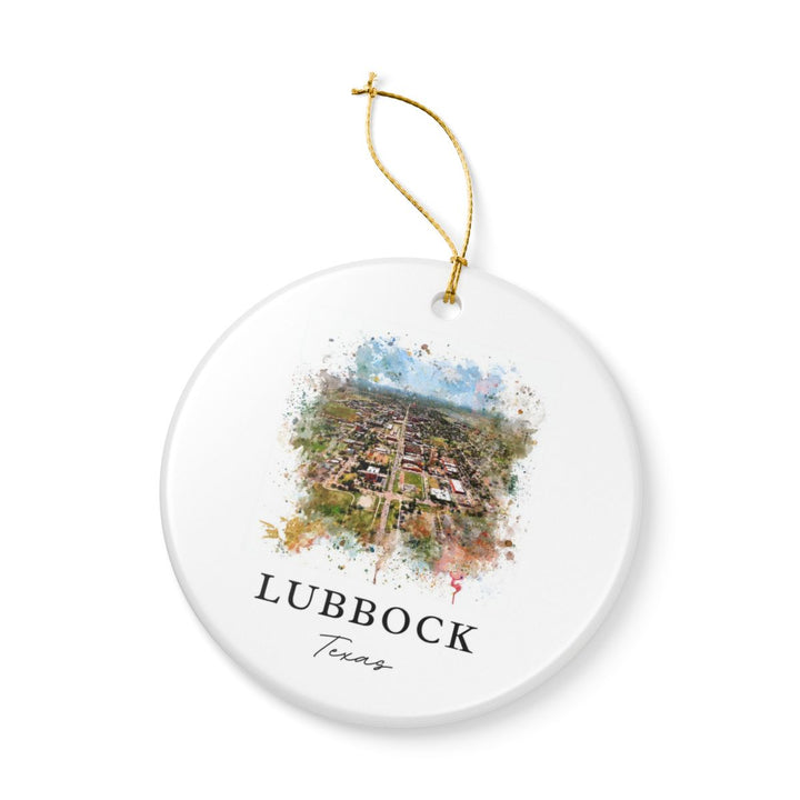 Lubbock Ornament: Unique Lubbock Souvenir, Lubbock Xmas Decor, and Authentic Lubbock Gift