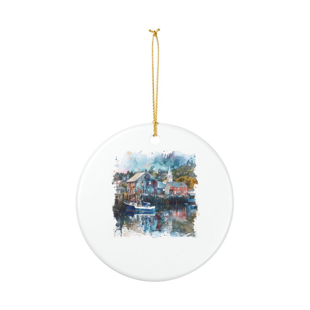 Lubec Maine Ornament: Unique Lubec Souvenir, Lubec Maine Xmas Decor, and Authentic Lubec Gift