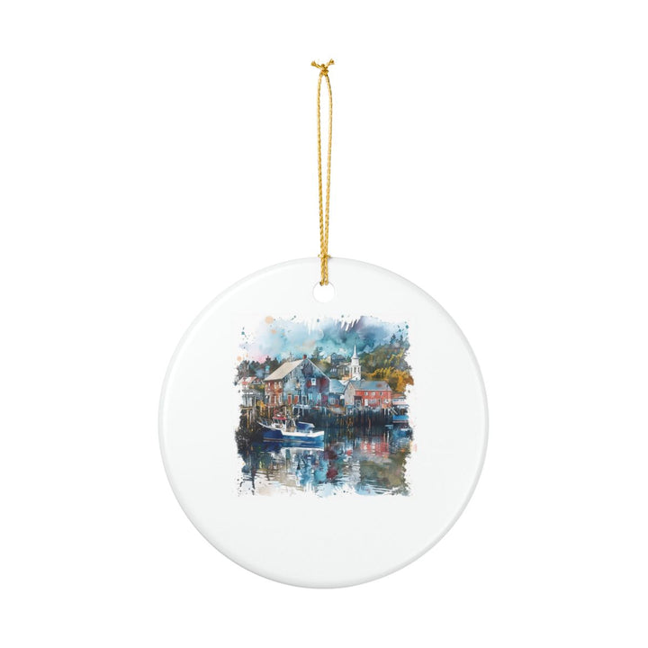 Lubec Maine Ornament: Unique Lubec Souvenir, Lubec Maine Xmas Decor, and Authentic Lubec Gift