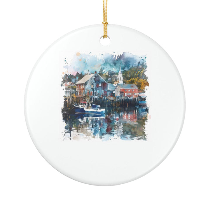 Lubec Maine Ornament: Unique Lubec Souvenir, Lubec Maine Xmas Decor, and Authentic Lubec Gift