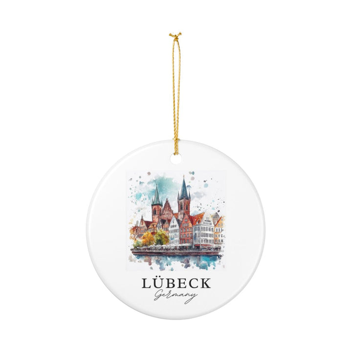 Lubeck Germany Ornament: Unique Lubeck Germany Souvenir, Lubeck Germany Xmas Decor, and Authentic Lubeck Germany Gift