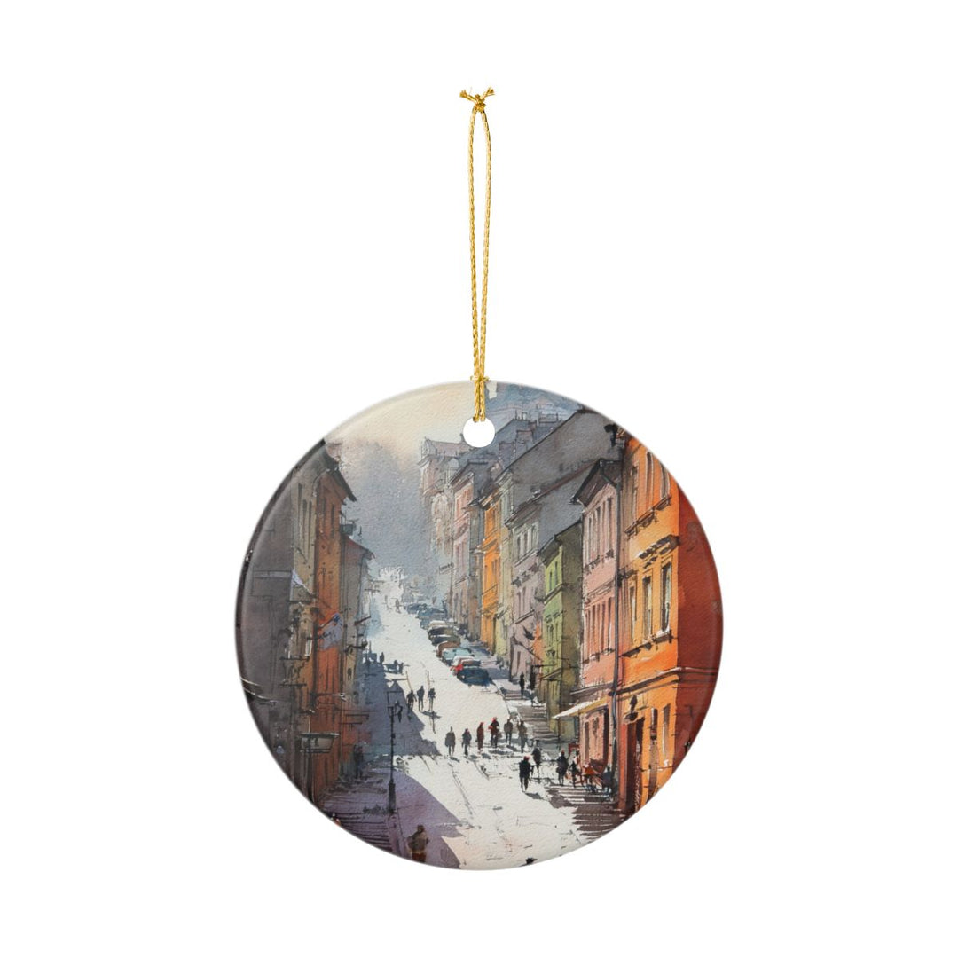 Lublin Poland Ornament: Unique Lublin Souvenir, Lublin Poland Xmas Decor, and Authentic Lublin Gift