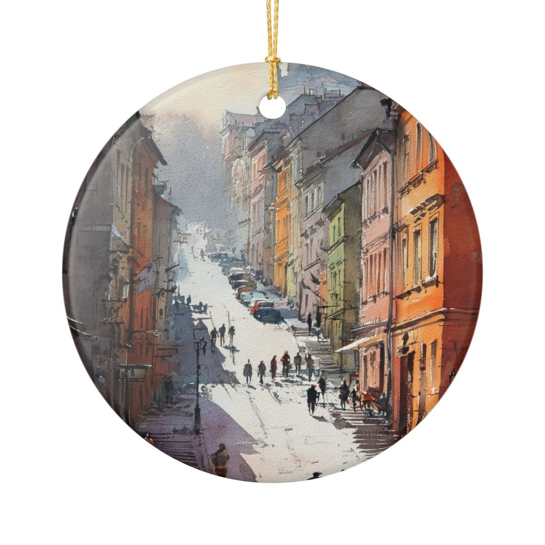 Lublin Poland Ornament: Unique Lublin Souvenir, Lublin Poland Xmas Decor, and Authentic Lublin Gift