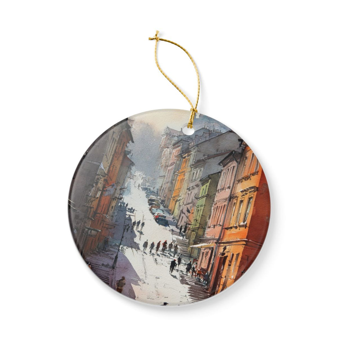 Lublin Poland Ornament: Unique Lublin Souvenir, Lublin Poland Xmas Decor, and Authentic Lublin Gift