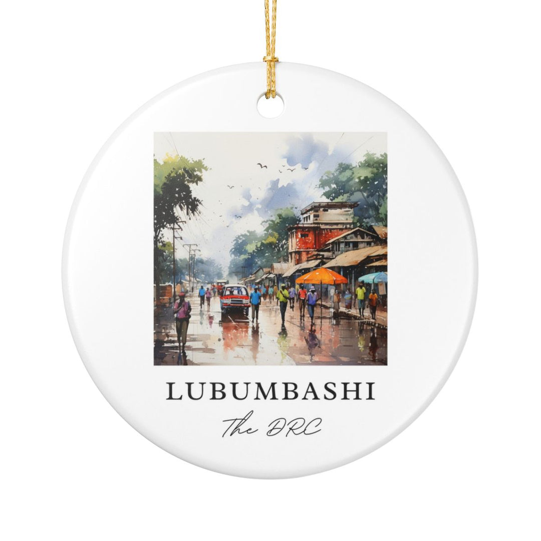 Lubumbashi Democratic Republic of the Congo Ornament: Unique Lubumbashi Democratic Republic of the Congo Souvenir