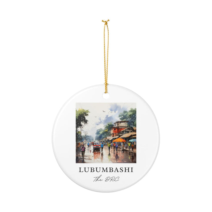 Lubumbashi Democratic Republic of the Congo Ornament: Unique Lubumbashi Democratic Republic of the Congo Souvenir